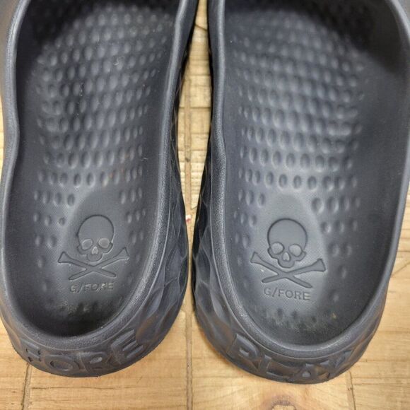 G Fore G/Slide Men's 13 Narrow Fit Black Sandals‎ Slides Comfort Casual Shoes - Picture 6 of 7